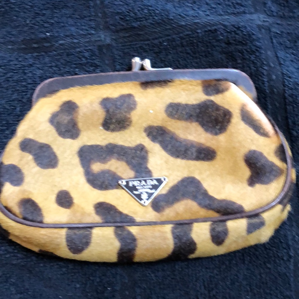 Prada leopard hair change purse - Picture 1 of 5
